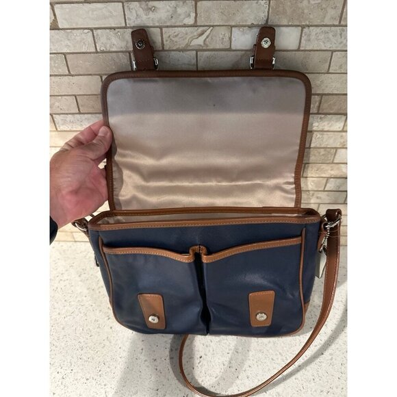 Coach crossbody leather bag, envelope style - Picture 5 of 7